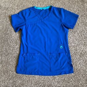 Royal Blue Carhartt Scrub Top